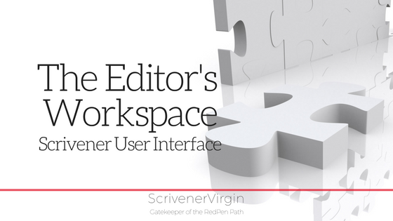 The editor’s workspace (Scrivener user interface) | ScrivenerVirgin