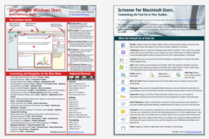 Learning tool: Scrivener cheat sheets