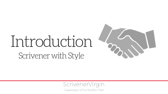 Introduction (Scrivener with Style) | ScrivenerVirgin