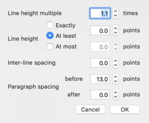 Paragraph spacing | Scrivener with Style: The essential styles