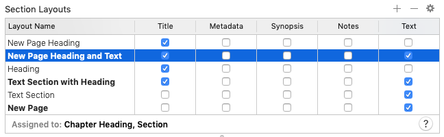 Style Tweaking (Compiling with Scrivener 3) | Chapter Heading section layout 