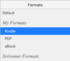 Kindle format