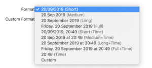 Format options | The timeline for a new novel