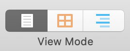 View mode icon