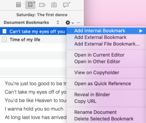 Setting up a document bookmark | Inspector skills: Bookmarks