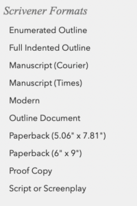 PDF options