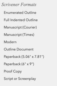 PDF/Print options