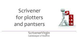 Header image | Scrivener for plotters and pantsers