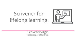 Header image | Scrivener for lifelong learning