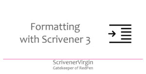 Header image | Formatting with Scrivener 3