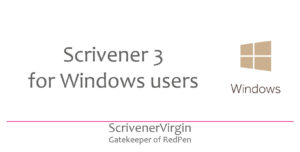 Header image | Scrivener 3 for Windows users