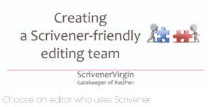 Creating a user-friendly team | Adopting the Scrivener Mindset: a guide for writers