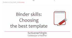 Binder skills blog post