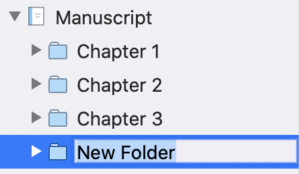New folder | The Scrivener Mindset: Binder text output options
