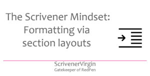 Header image | The Scrivener Mindset: Formatting via section layouts