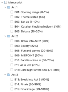 15-beat structure