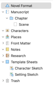 Novel format | Second-fix self-editing with Scrivener: People, Places and Props