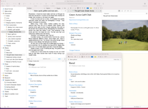 Fist copyholder | Second-fix self-editing with Scrivener: People, Places and Props
