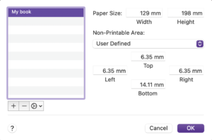 Managing custom page sizes