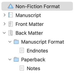 Non-fiction Endmatter | DIY Book Formatting with Scrivener: FrontMatter and EndMatter