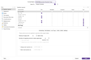 Padding setting | DIY Book Formatting with Scrivener: Final tweaks