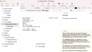 Tag words: placement within your document