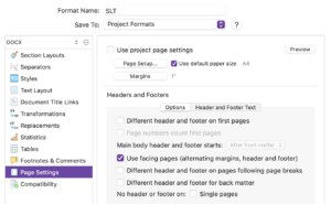 Facing pages | Placeholders: Page Numbers