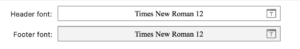 Font choices | Placeholders: Page Numbers