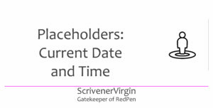 Header image | Placeholders: Current Date and Time