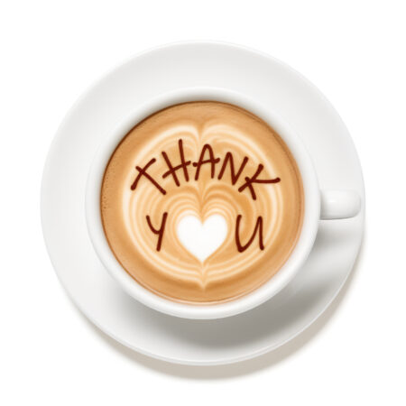 Thank You Cup of Coffee for Anne
