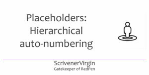 Header image | Placeholders: Hierarchical autonumbering
