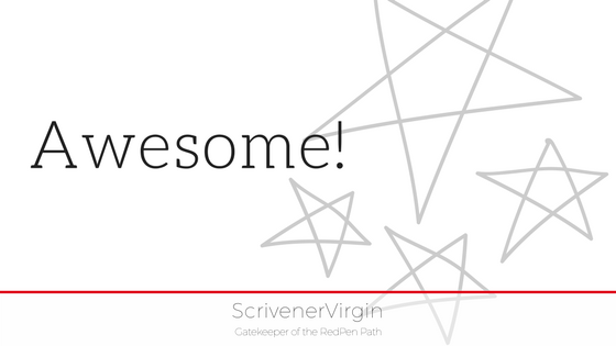 Awesome! (Writing novel) | ScrivenerVirgin