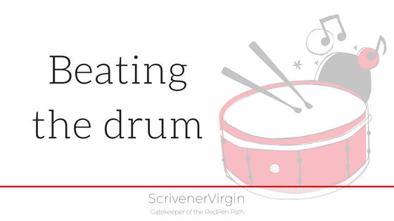 Beating the drum (Beats) | ScrivenerVirgin