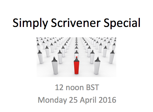 Simply Scrivener Specials | ScrivenerVirgin