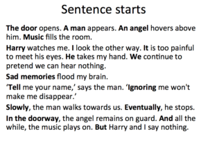 Sentence starts