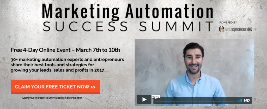 Marketing summits: Marketing Automation Success Summit