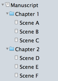 Chapters and scenes icons