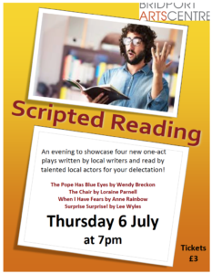 Bridport Arts Centre Scripted reading