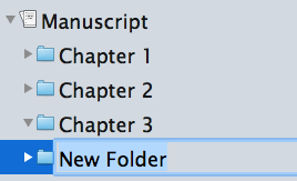 Chapter titles New folder