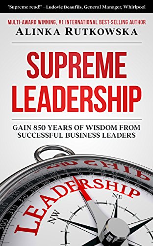 Alinka Rutowska: Supreme Leadership (Guestpost) | ScrivenerVirgin