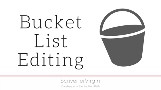 Bucket list editing | ScrivenerVirgin