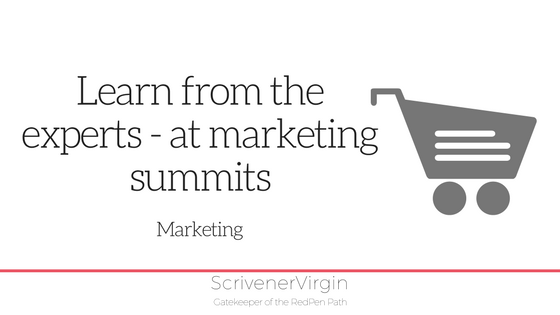 Learn from the experts - at marketing summits (Marketing) | ScrivenerVirgin