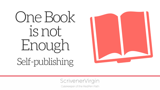 One book is not enough (Self-publishing) | ScrivenerVirgin